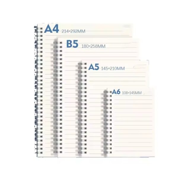 YAGE Spiral Notebook Custom PP Cover Stationery A4  A5 B5 Loose Leaf Binder Lined Notepad School Planner Notebook