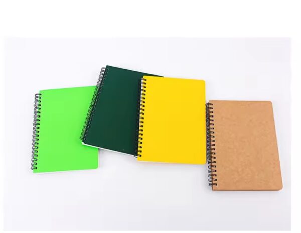 Custom logo Cuaderno A5 60Sheets Beige Colors Composition Book Spiral notebook for student school supplies - Image 3