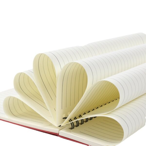 Custom logo Cuaderno A5 60Sheets Beige Colors Composition Book Spiral notebook for student school supplies - Image 5