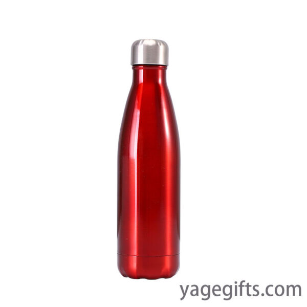 17OZ Portable Stainless Steel Water Bottles Tumbler Sports Flask - Image 2
