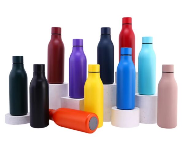 Matte Color Cola Shape Vacuum Insulated Drink Sport Stainless Steel Water Bottle Laser Engraving Thermo Bottle - Image 3