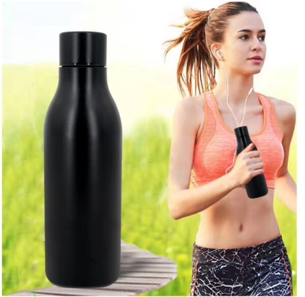 Matte Color Cola Shape Vacuum Insulated Drink Sport Stainless Steel Water Bottle Laser Engraving Thermo Bottle - Image 4