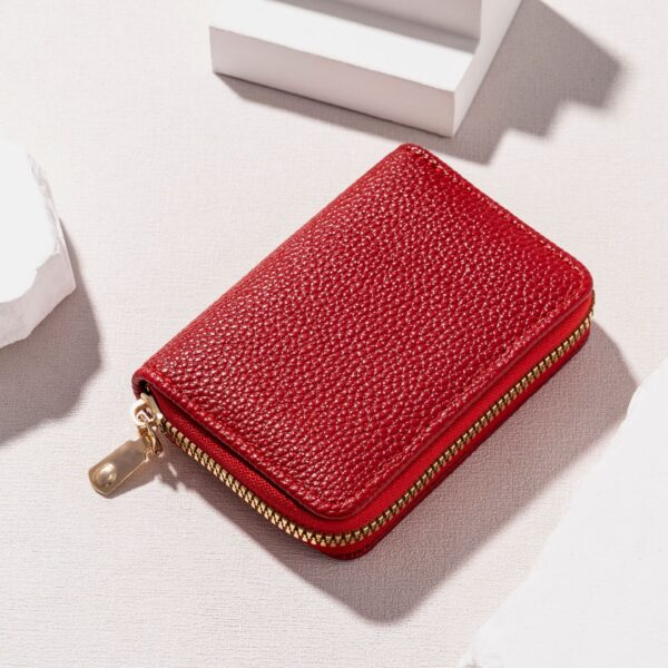 Hot Selling Designer Wallets Brand Striped Short Wallet PU Leather Money Credit Card Holders Coin Purses Designer Wallet - Image 5