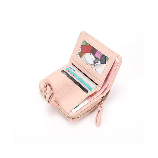Small Wallet for Women - Credit Card Holder with Coin Purse  and Button& Zipper Wallet - Image 7