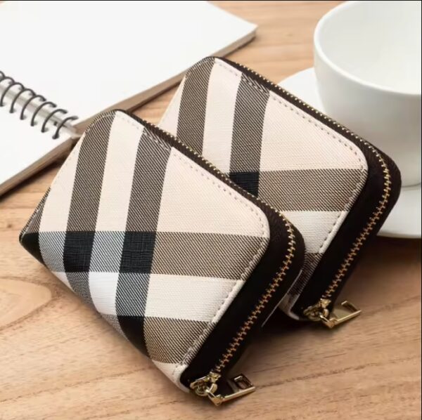 Hot Selling Designer Wallets Brand Striped Short Wallet PU Leather Money Credit Card Holders Coin Purses Designer Wallet