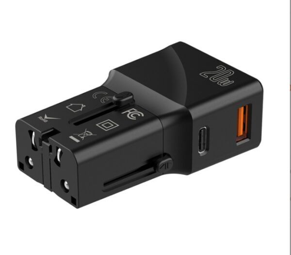 Mini stretchable power adapter plug usb type-c Fast Charger for easy travel, gifts