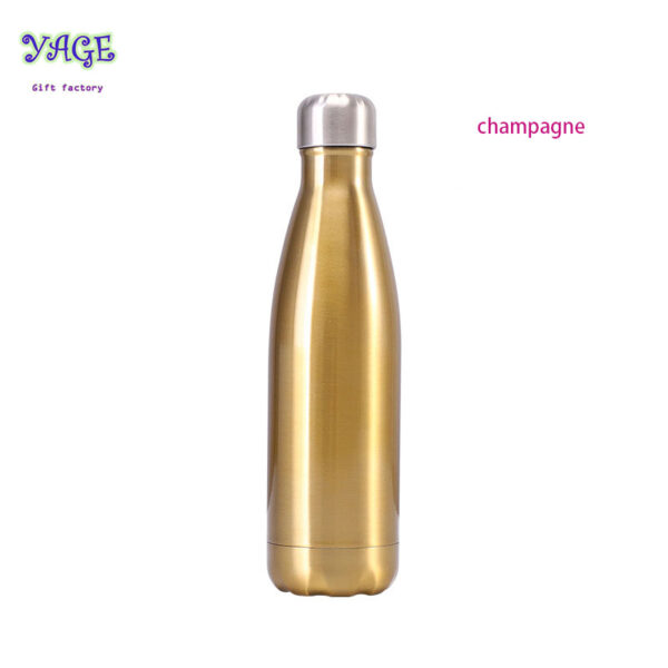 17OZ Portable Stainless Steel Water Bottles Tumbler Sports Flask - Image 3