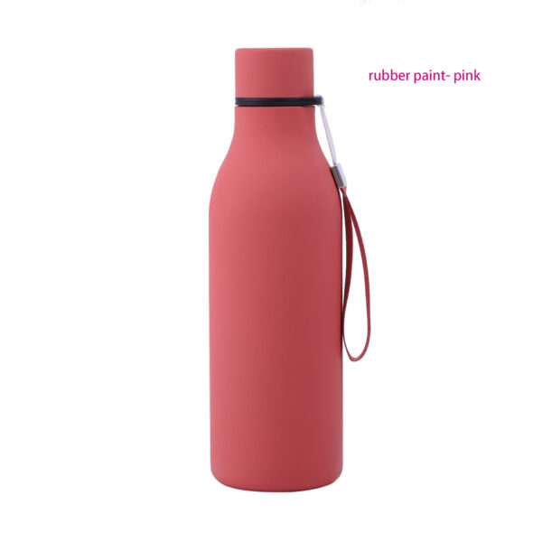 18.6 Oz Stainless Steel Coke Water bottle, Leak-Proof Sports Flask With Rope