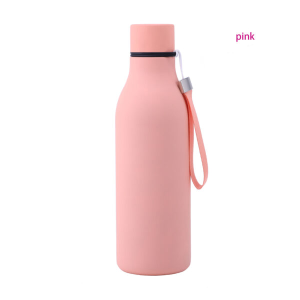 18.6 Oz Stainless Steel Coke Water bottle, Leak-Proof Sports Flask With Rope - Image 2