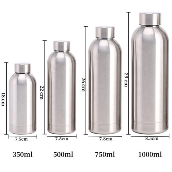 34 OZ Stainless Steel Sports Water Bottle For Outdoor With Bamboo Lid - Image 3