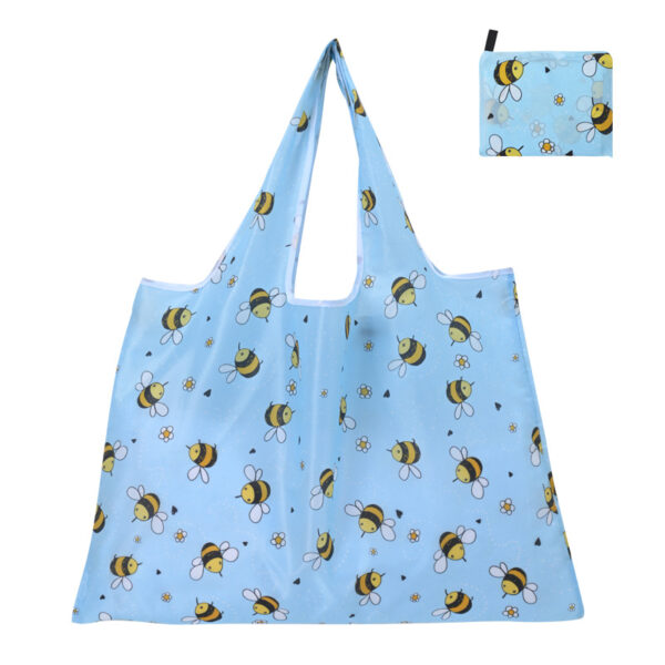 Reusable Grocery Shopping Bags, Foldable Shopping Bags Grocery Tote with Attached Pouch,Machine Washable Eco-Friendly - Image 11