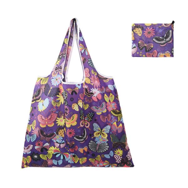 Reusable Grocery Shopping Bags, Foldable Shopping Bags Grocery Tote with Attached Pouch,Machine Washable Eco-Friendly - Image 13