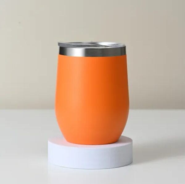 12 oz Stainless Steel Tumbler Double Wall Coffee Mug Cup for home office - Image 3