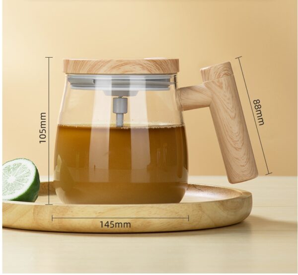 400ml Electric Mixing Mug, Electric Mixing Cup Automatic Stirring Coffee Mug - Image 3