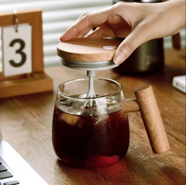 400ml Electric Mixing Mug, Electric Mixing Cup Automatic Stirring Coffee Mug - Image 2