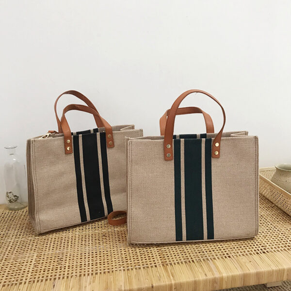 New Trend Canvas Bag Ladies Fashion Shoulder Handbag  Large Capacity Women's Single Shoulder Bag Female Tote Bags - Image 4