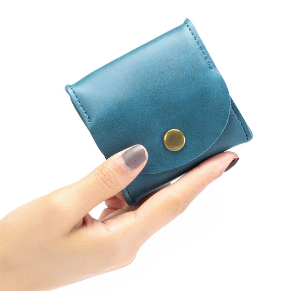 Vintage Genuine Leather Coin Purse Men Woman Cowhide Small Mini Wallet Wallets Storage Pocket Bag - Image 3