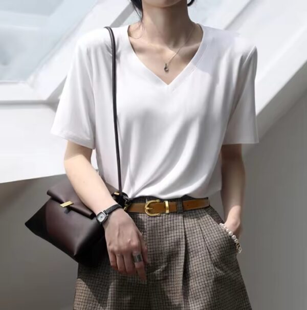 Fashion Womens Leather Belt, Soft Leather Waist Belt with Pin Buckle for Jeans Pants - Image 4