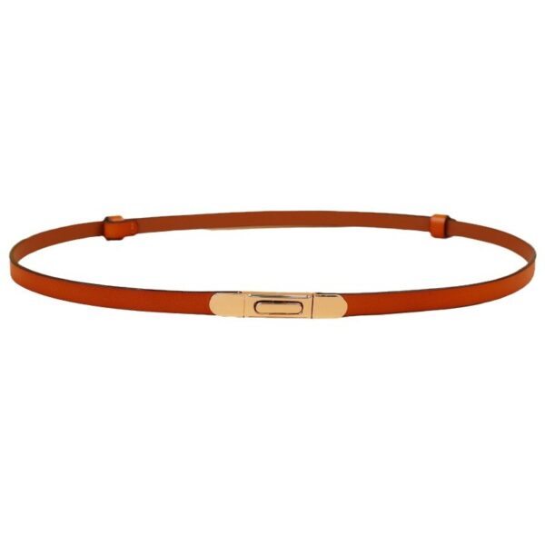 Fashion Womens Leather Belt, Soft Leather Waist Belt for Jeans Pants
