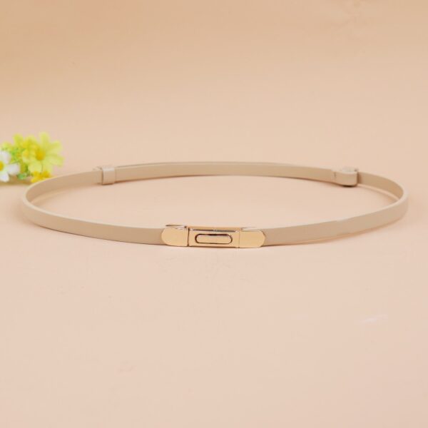 Fashion Womens Leather Belt, Soft Leather Waist Belt for Jeans Pants - Image 8