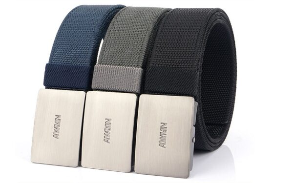 Nylon Military Tactical Men Belt Webbing Canvas Outdoor Web Belt with Zinc Alloy Buckle gift for Men - Image 11