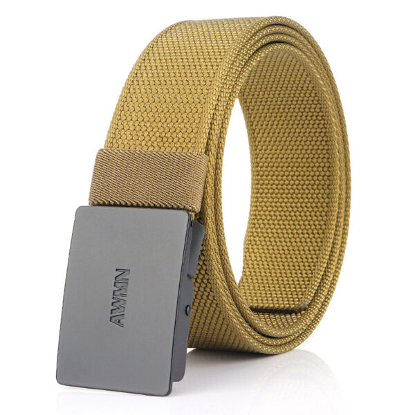 Nylon Military Tactical Men Belt Webbing Canvas Outdoor Web Belt with Zinc Alloy Buckle gift for Men - Image 6