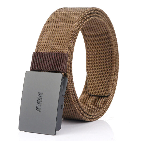 Nylon Military Tactical Men Belt Webbing Canvas Outdoor Web Belt with Zinc Alloy Buckle gift for Men - Image 7