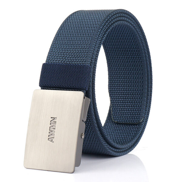 Nylon Military Tactical Men Belt Webbing Canvas Outdoor Web Belt with Zinc Alloy Buckle gift for Men - Image 8