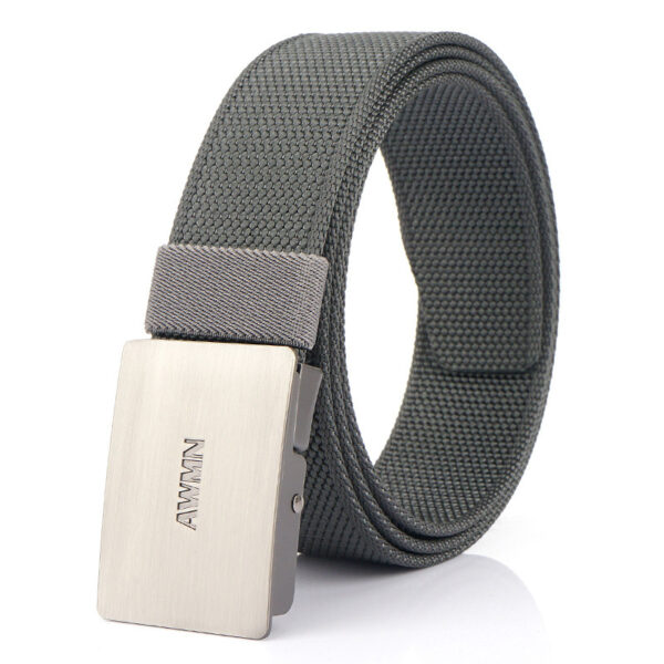 Nylon Military Tactical Men Belt Webbing Canvas Outdoor Web Belt with Zinc Alloy Buckle gift for Men - Image 10