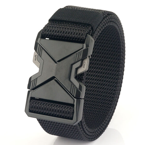 Tactical Belt, Military Hiking Rigger 1.5" Nylon Web Work Belt  with Heavy Duty Quick Release Buckle - Image 8