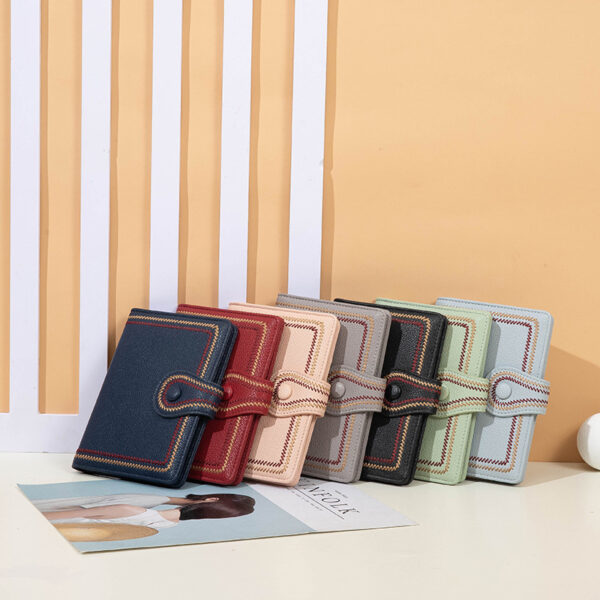 Passport Cover Custom Travel Wallet with Card Case Ticket Slot RFID Blocking Passport Holder for Men Women - Image 2