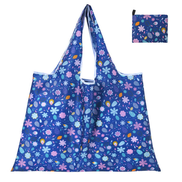 Reusable Grocery Bags, Foldable Washable Fashion Shopping Bags, Portable Tote Bags Gifts for Women - Image 7