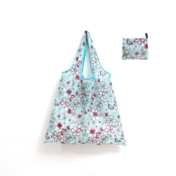 Reusable Grocery Shopping Bags, Foldable Shopping Bags Grocery Tote with Attached Pouch,Machine Washable Eco-Friendly - Image 15