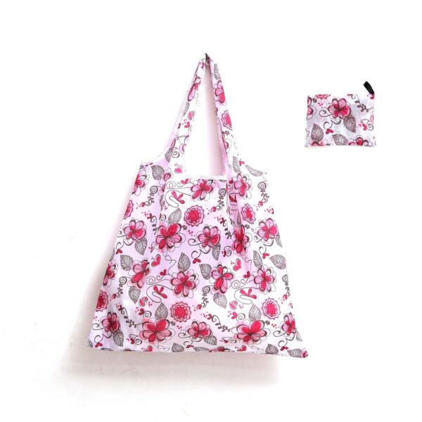 Reusable Grocery Shopping Bags, Foldable Shopping Bags Grocery Tote with Attached Pouch,Machine Washable Eco-Friendly - Image 17