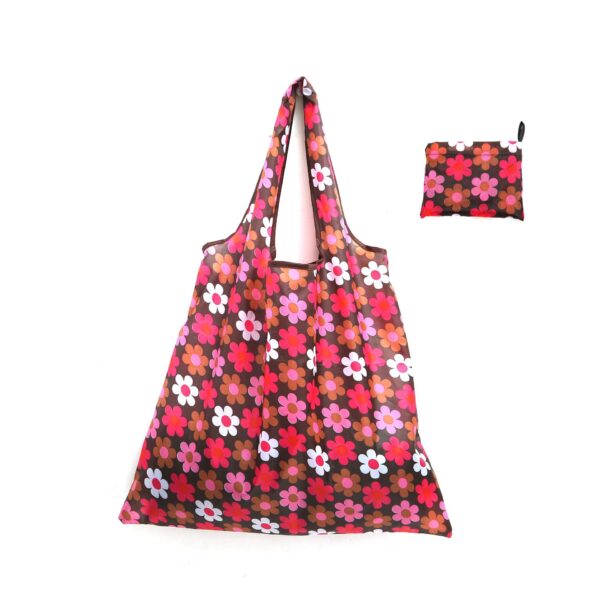 Reusable Grocery Shopping Bags, Foldable Shopping Bags Grocery Tote with Attached Pouch,Machine Washable Eco-Friendly - Image 19