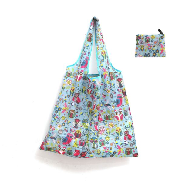 Reusable Grocery Shopping Bags, Foldable Shopping Bags Grocery Tote with Attached Pouch,Machine Washable Eco-Friendly - Image 21