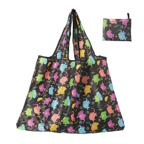 Reusable Grocery Shopping Bags, Foldable Shopping Bags Grocery Tote with Attached Pouch,Machine Washable Eco-Friendly - Image 25