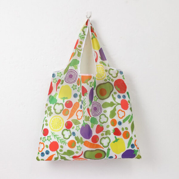 Reusable Grocery Shopping Bags, Foldable Shopping Bags Grocery Tote with Hooked Pouch, Machine Washable Eco-Friendly - Image 7