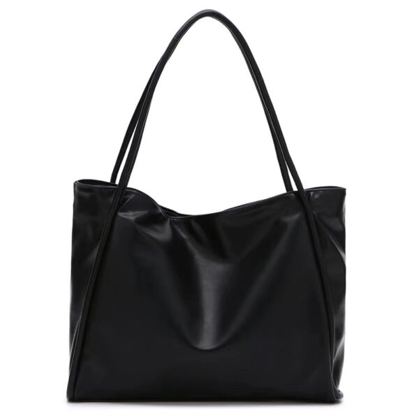 Women's Leather Tote Bag Messenger Bag - Image 3