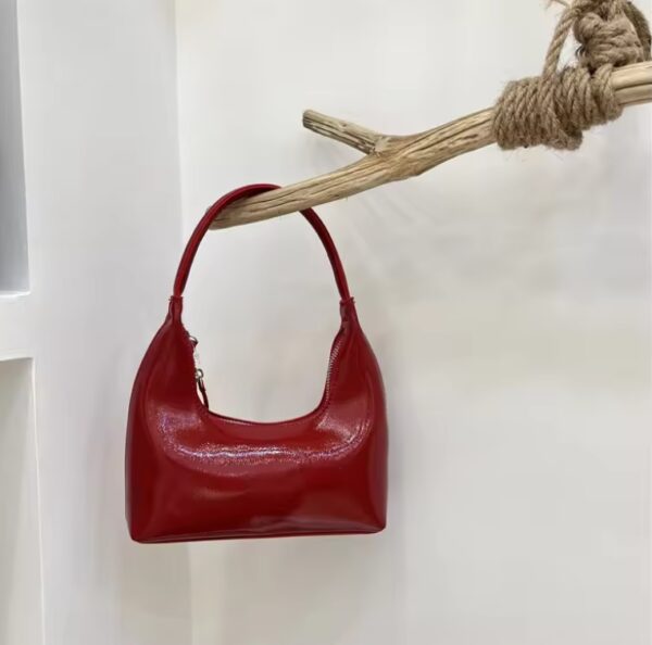 Shoulder Bags for Women, Cute Soft Small Clutch Purses, PU Leather Hobo Crossbody Tote Dumpling Bags with Pockets - Image 3