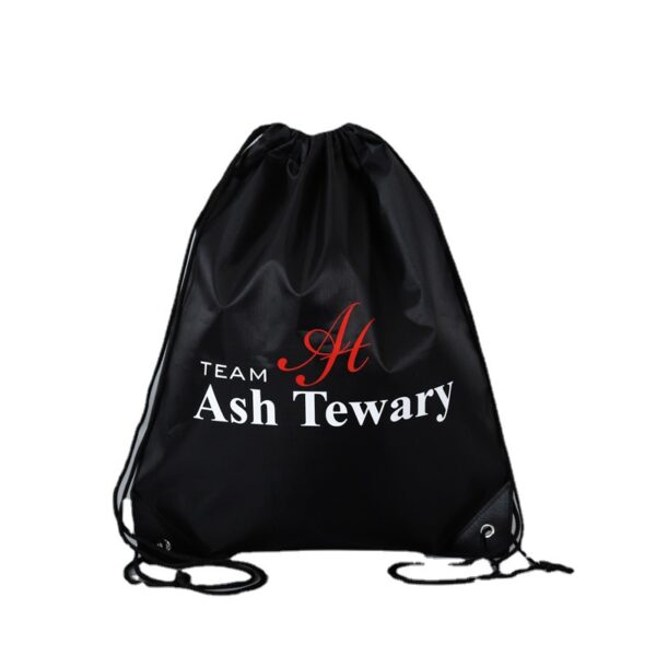Drawstring Backpack Bags Sack Pack Cinch Tote Sport Storage Polyester Bag for Gym Traveling - Image 5