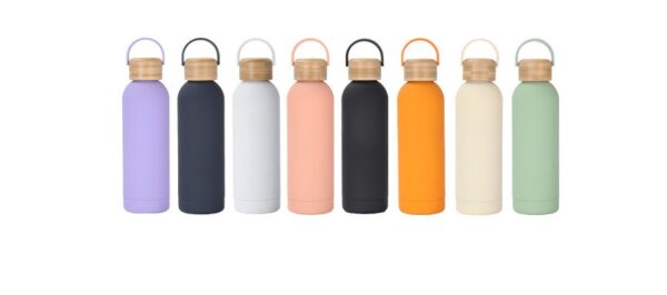 34 OZ Stainless Steel Sports Water Bottle For Outdoor With Bamboo Lid - Image 8