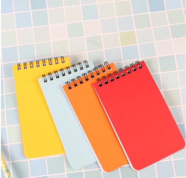 Wholesale  Personalized Diary Notebook A7 A6 Hardcover Planner Portable Spiral Notebook Mini Color Notebooks