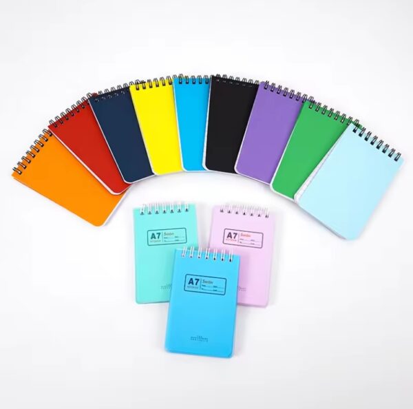 Wholesale  Personalized Diary Notebook A7 A6 Hardcover Planner Portable Spiral Notebook Mini Color Notebooks - Image 2