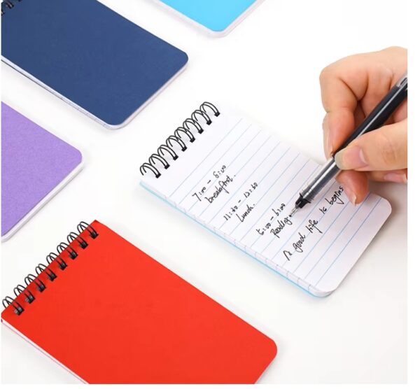 Wholesale  Personalized Diary Notebook A7 A6 Hardcover Planner Portable Spiral Notebook Mini Color Notebooks - Image 3