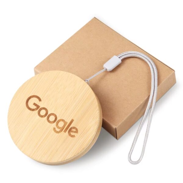 Customize Bamboo Charging Cable Data Cable Storage Box 60W Fast Charging 6 in 1 Universal Mobile Phone Holder Multi-head Conversion - Image 4