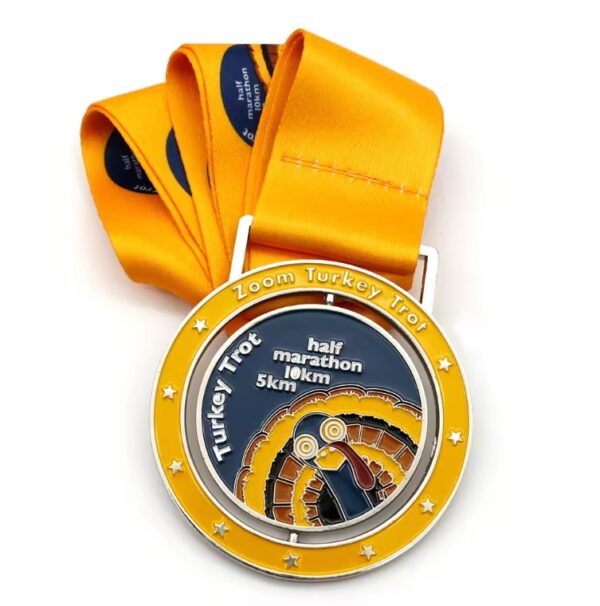 Custom Sports Race Award Medals Gold Blank Metal Plated Custom Made 3D Europe Marathon Medal Medals and Trophies Folk Art
