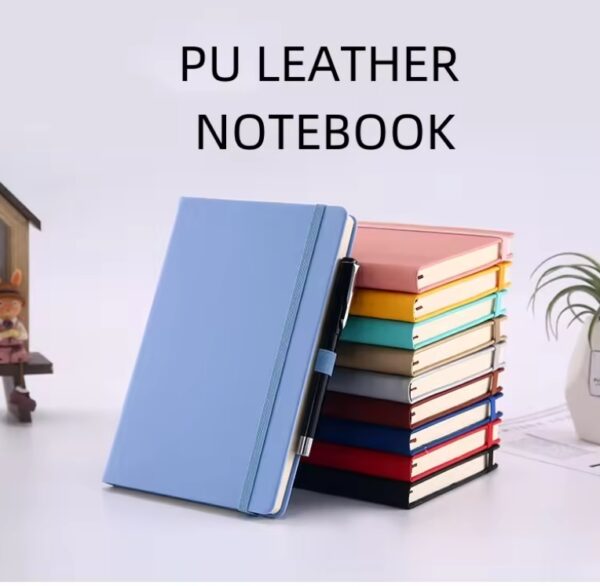 YGN010 Promotional Wholesale Printed Customizable a5 paper notebook Custom Logo Hardcover PU Leather  Notebook with Binding - Image 6