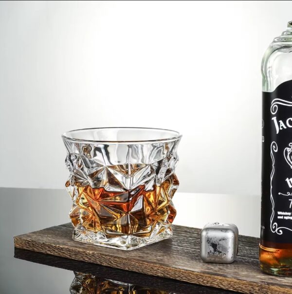 Whiskey Glasses-Premium 10, 11 OZ Scotch Glasses/Old Fashioned Whiskey Glasses/Style Glassware for Bourbon/Rum glasses/Bar Tumbler Whiskey Glasse - Image 7