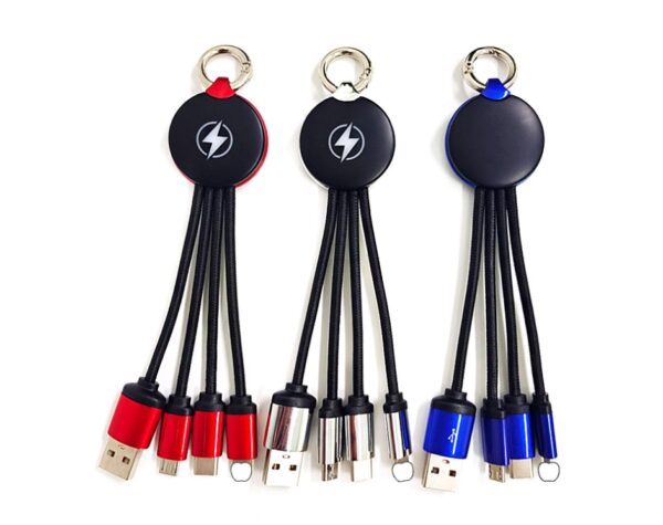 Ridge Line Light-Up Logo Charging Cable